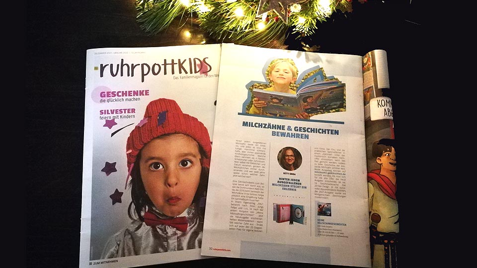 Milchzahngeschichten Artikel ruhpottKIDS Dezember 2021